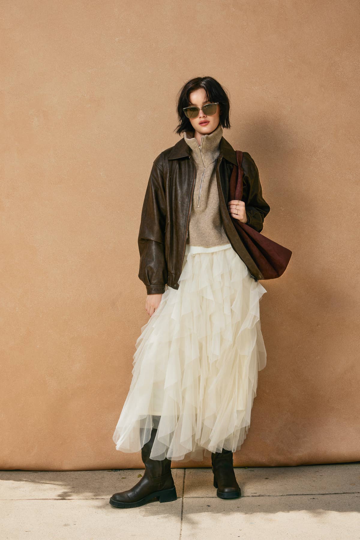 Dress Forum - Vendita all'ingrosso Top in maglia - Donna - Scaldacollo con Cerniera (1)24