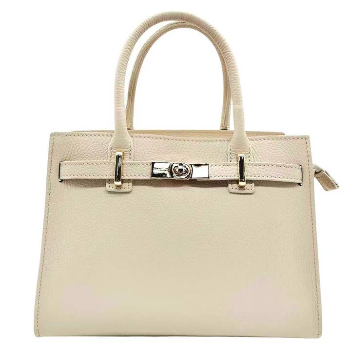 MODARNO - Wholesale Top Handle Bag - Women's - Modarno "Gina" handbag and shoulder bag in genuine leather 28x14x20cm9