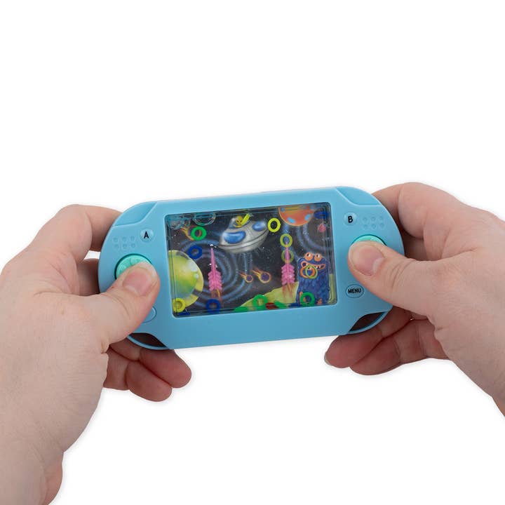 Trendhaus – wholesale Klassisk leksak - Barn – SPACE ADVENTURE vatten-pinballspel GitD, sorterat i 3 färger3