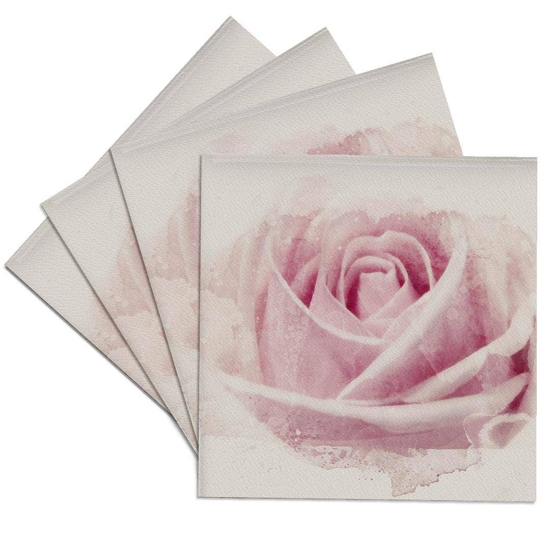 3dRose - Wholesale Coasters - 3dRose, Image Of Watercolor Pink Rose Art, Coaster0
