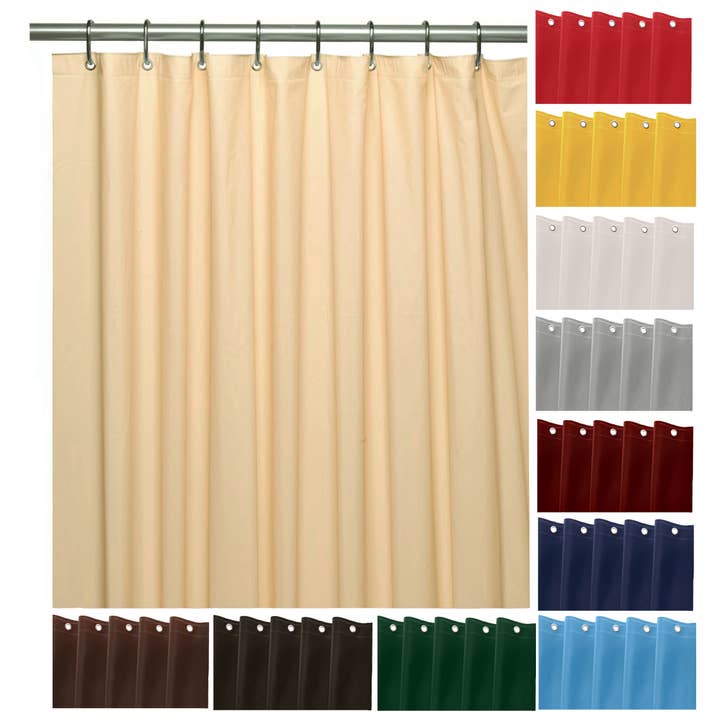 YafeMarte - Venta al por mayor Cortinas de ducha - Forro de cortina de ducha pesado con 3 imanes, peso de 70 x 72 pulgadas21