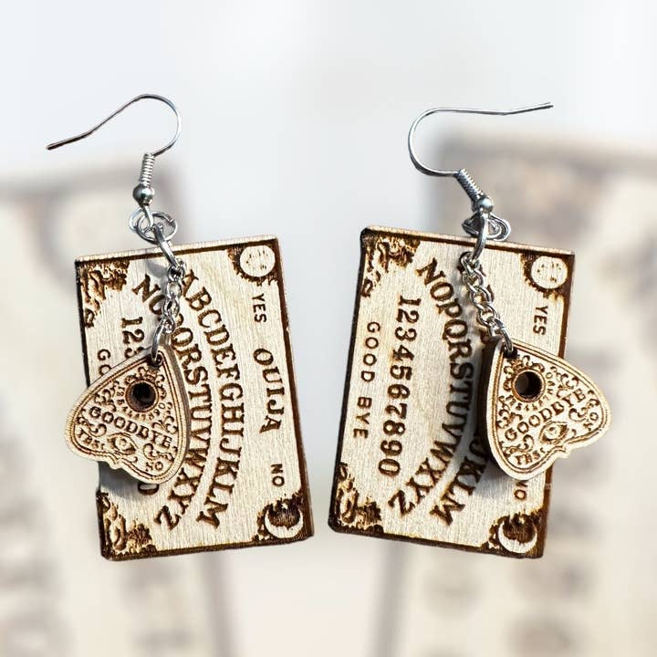 Ouija Board Earrings for wholesale by Favorite Things, NH