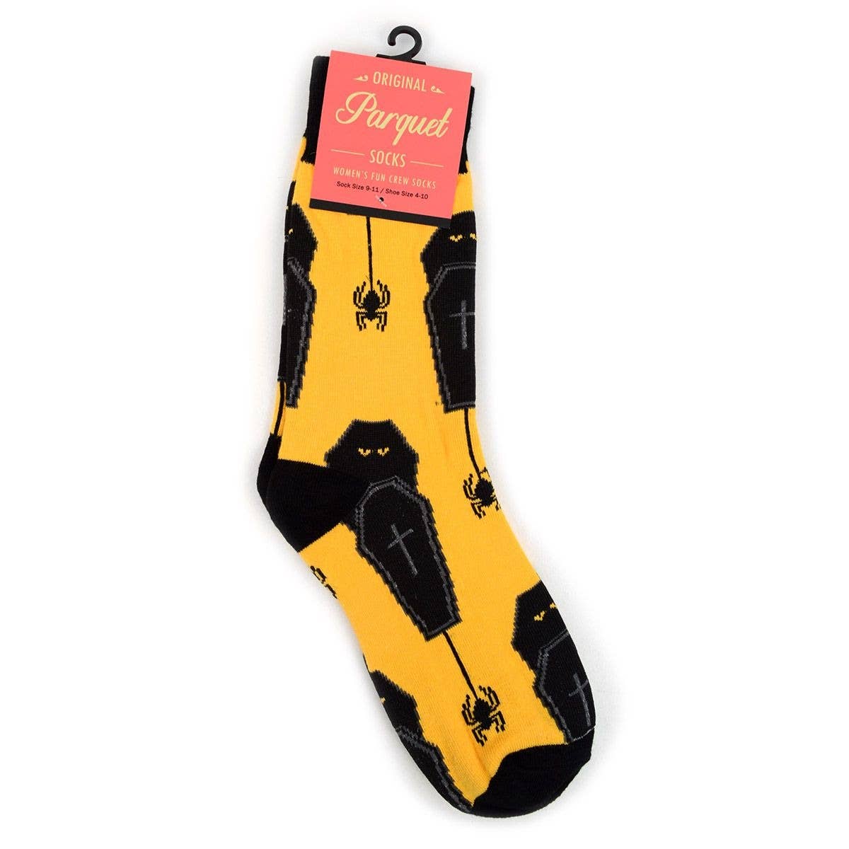 Selini New York - Wholesale Socks - Women's - Ladies Halloween Coffin & Spider Novelty Socks1
