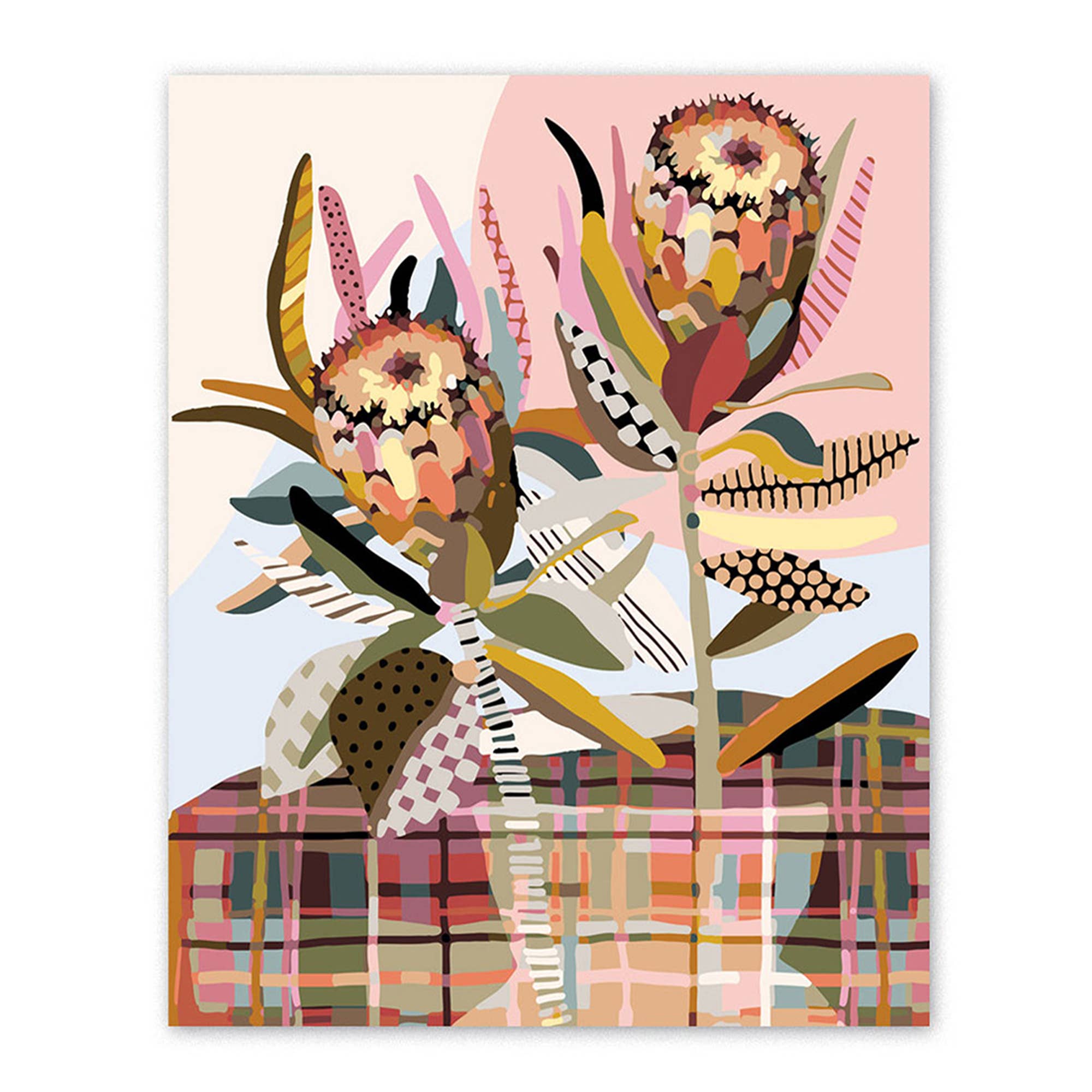 Journey Of Something AU & EU - Vente Kit de bricolage - Peindre par numéros - Two Protea2