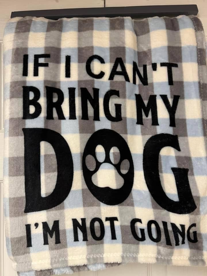 Om jag inte kan ta med min hund går jag inte filt för wholesale av Creative Queen Boutique