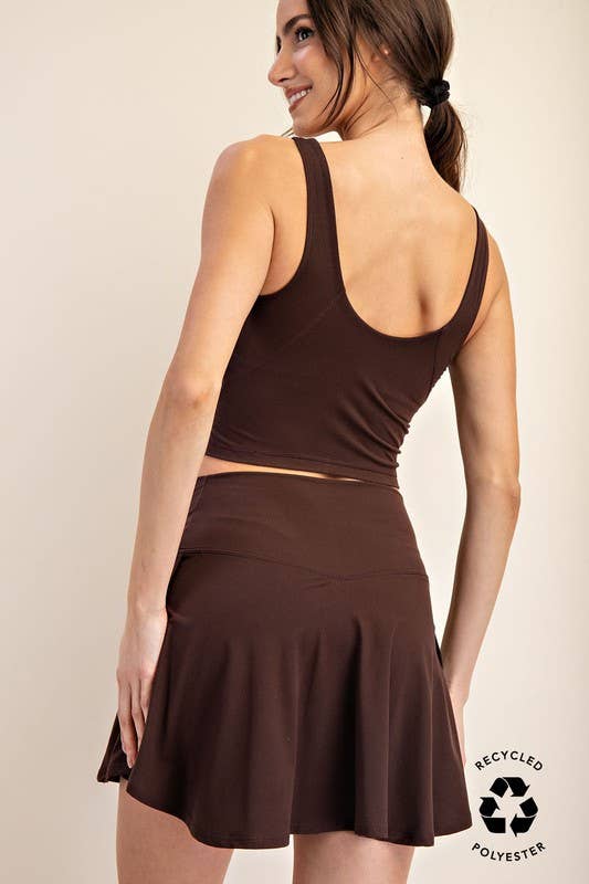 Sunday Morning - Vendita all'ingrosso Gonna pantalone - Donna - GONNA IN TESSUTO YOGA BURRO A VITA ALTA A FORMA DI V SS0970375