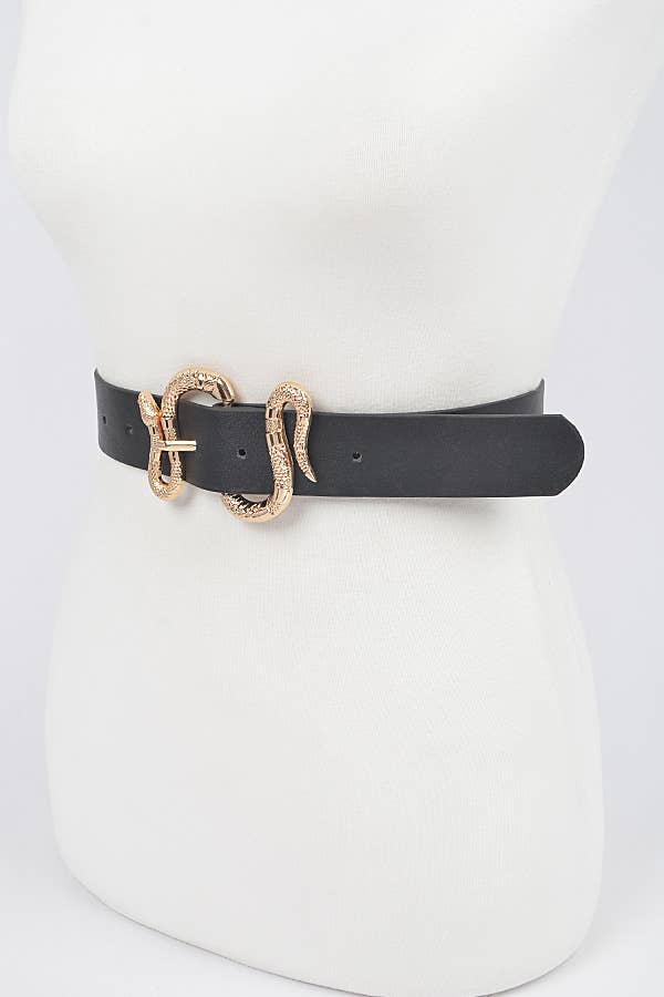 3AM BY H&D ACCESSORIES - Wholesale Belt - Women's - Snake Buckle Belt6