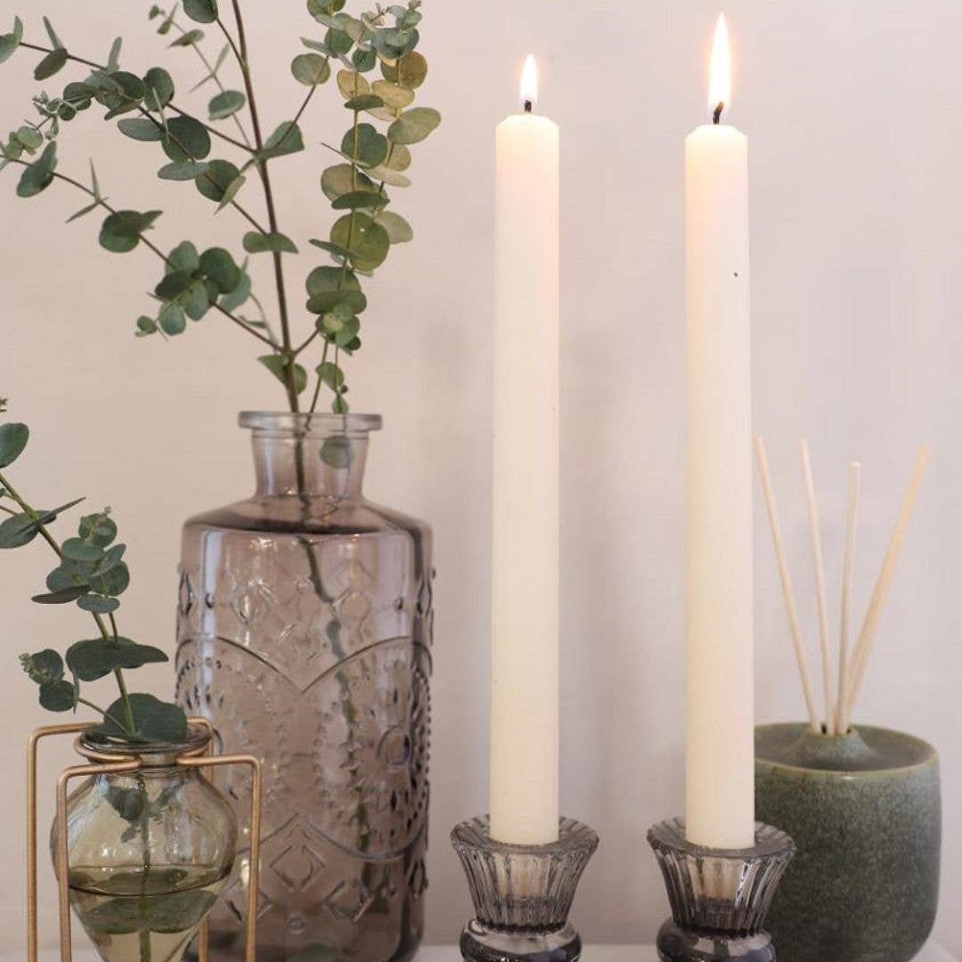 Wildflowers by Floriette - Wholesale Tapered Candle/Candlestick - Bliss dinner candle Ø2.2 h.25 cm cream set of 31