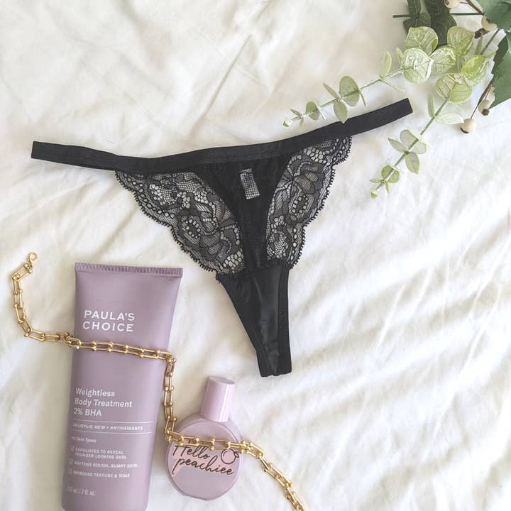 The Yaretzi - Lace Thong for wholesale by Hello Peachiee