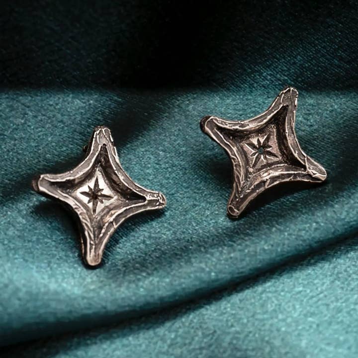 Realtas Shadow Earrings-Sterling Silver for wholesale by Skolland Jewelry