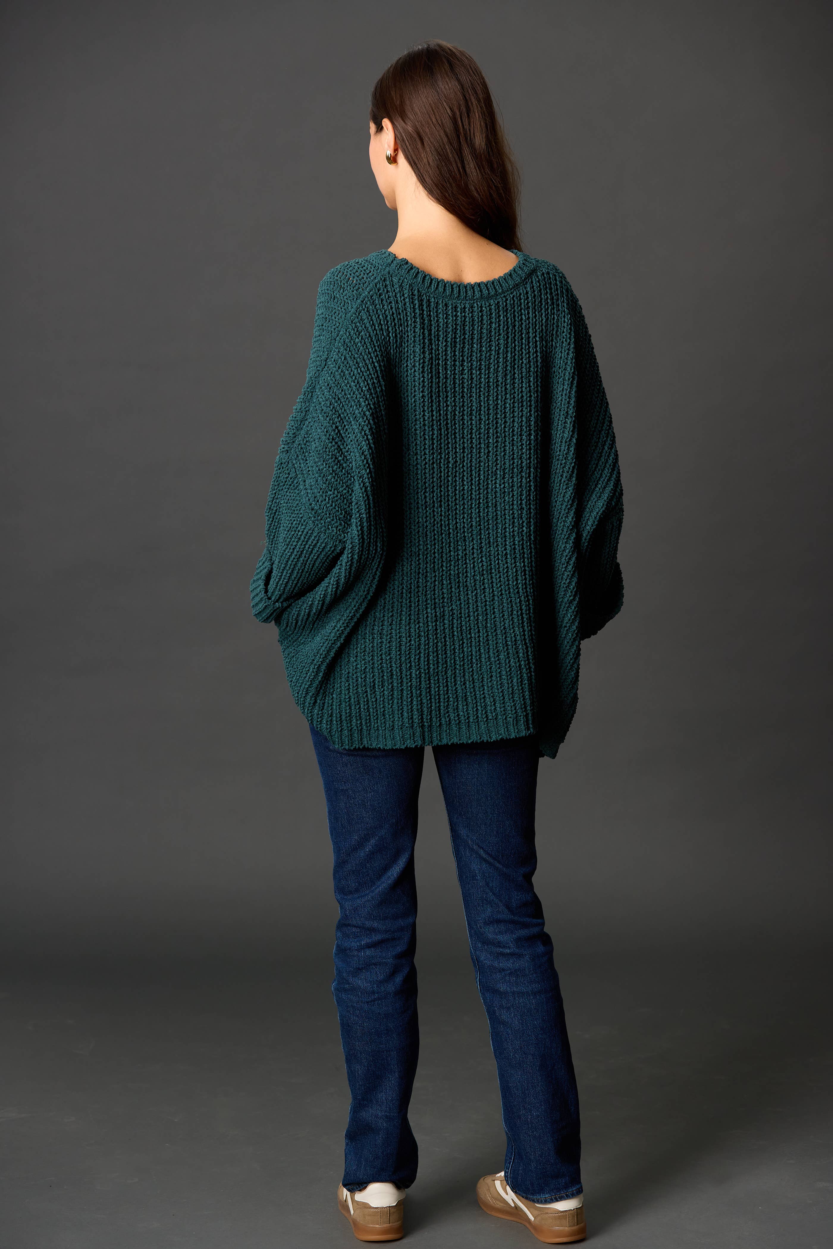 Before You Collection - Vente Pull tunique – femme - Pull oversize en chenille20