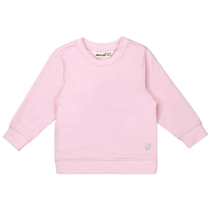 Soft Pink | Kids Lite Sweatshirt for wholesale by Jan & Jul