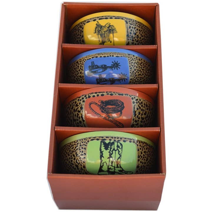 Always Azul Pottery - Wholesale Bowl - Western Chili Soup Bowls Box Set