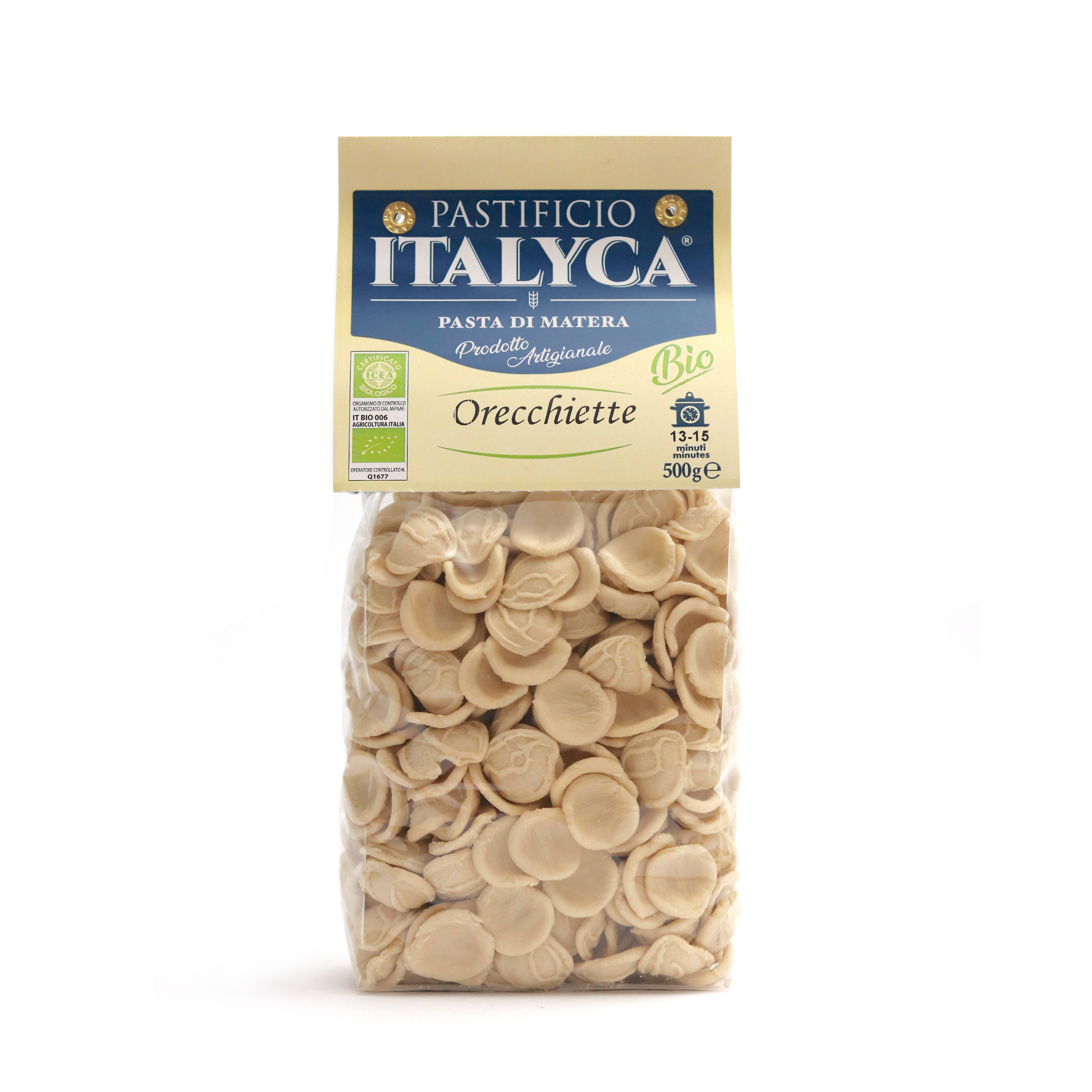 Italyca - Wholesale Pasta - ORECCHIETTE ITALYCA 100% ITALIAN ORGANIC ARTISANAL PASTA1