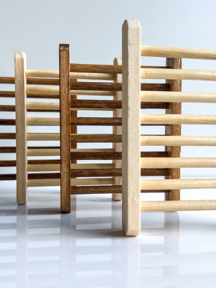 Bamboo Soap Dish Trays for wholesale by Evident Soap