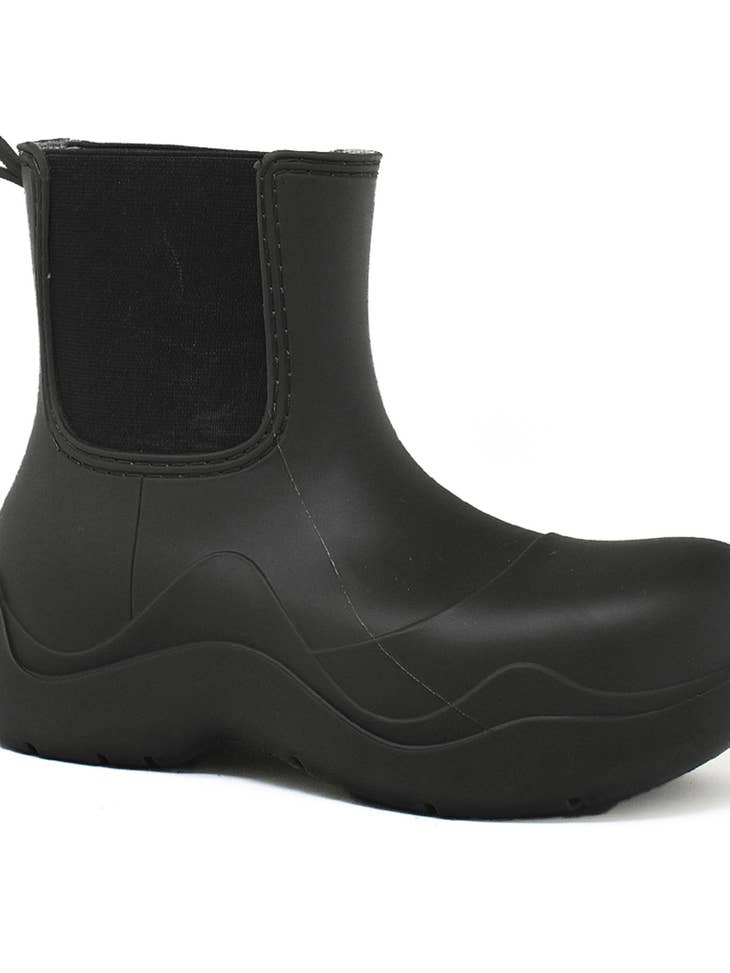 Wholesale Yoki Womens Glyn Chelsea Rubber Slip on Rain boot for