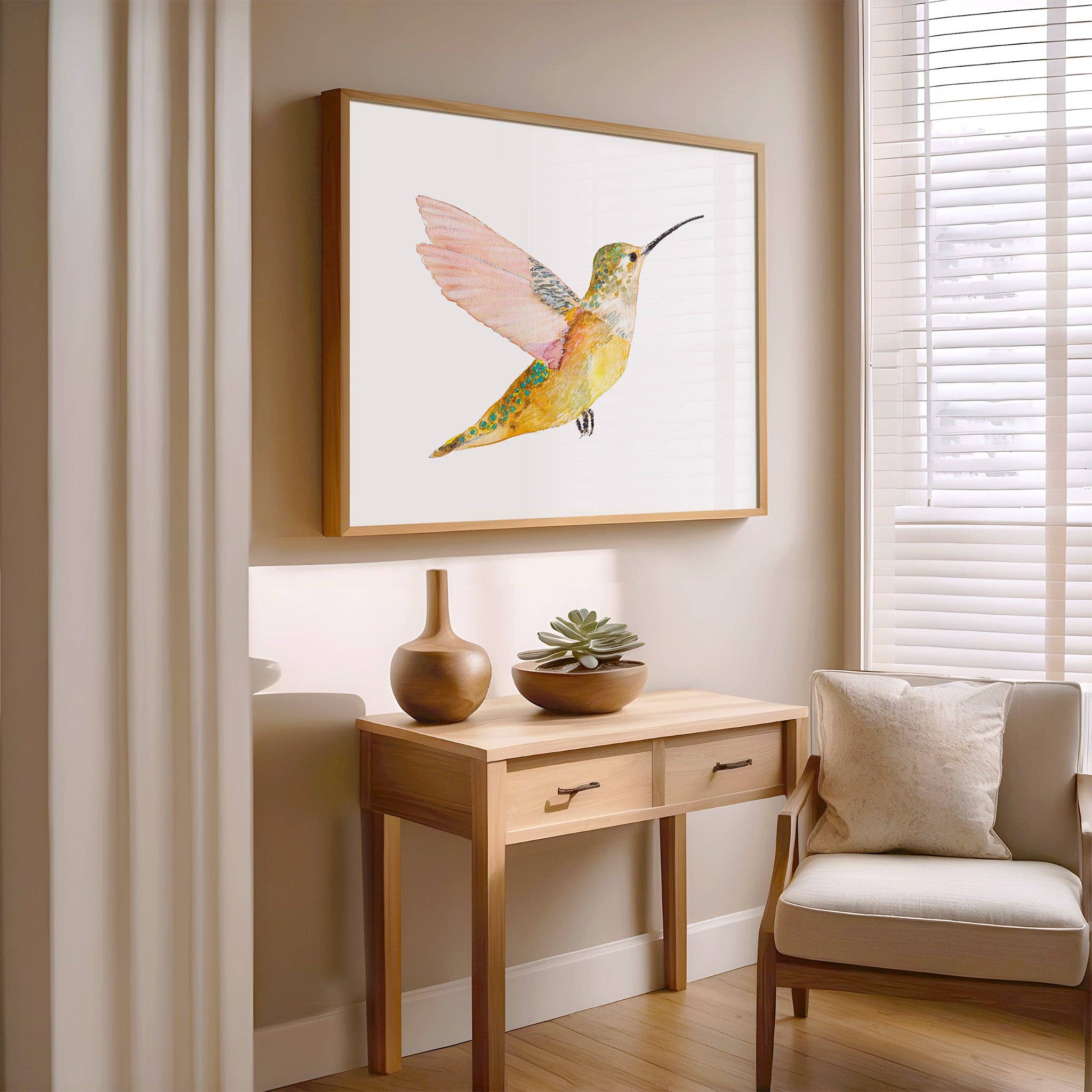 Snoogs & Wilde Art – wholesale Art print – Rufous Hummingbird4