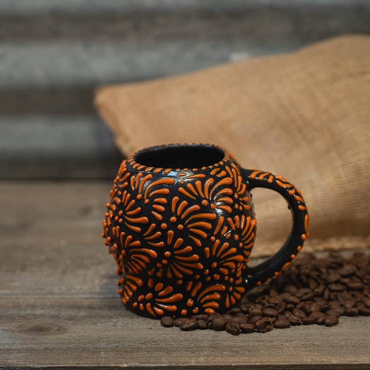 Mi Amor Just For You - Wholesale Coffee Mug - Cempasuchil - Skull Mug4