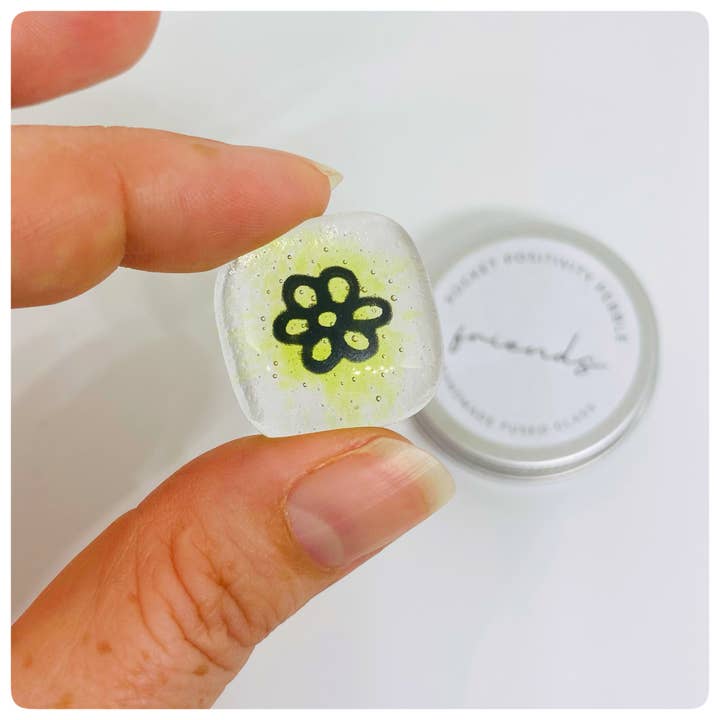 Salvia Glass - Wholesale Keepsake Coin/Token - Glass Friends pocket hug mini tin2