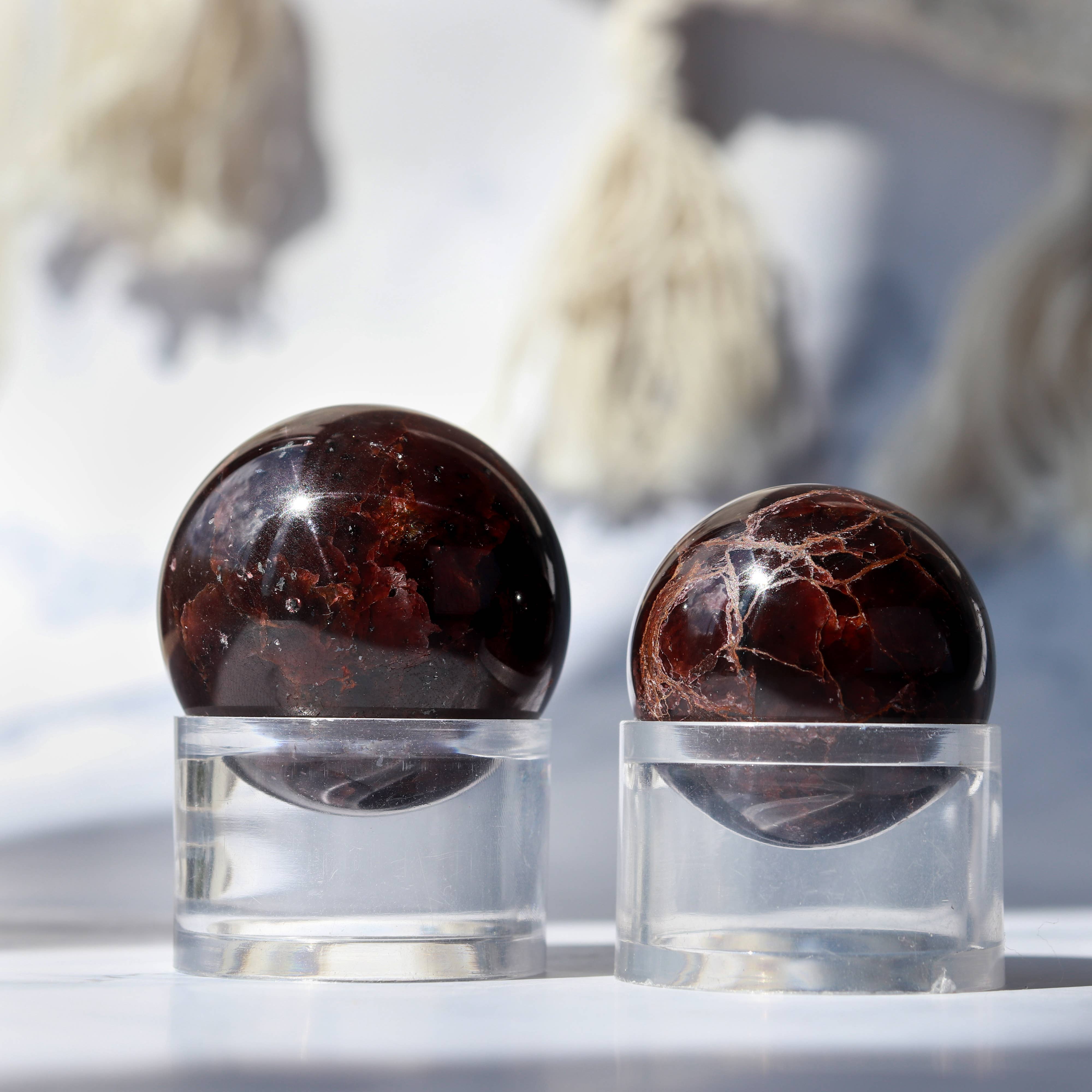 Natures Artifacts Inc – wholesale Spiritual stone/crystal – Star Garnet Sphere | Star Garnet Gemstone1