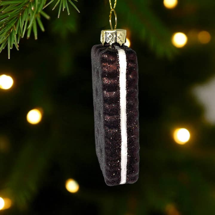 Noel Box – wholesale Ornament – Ice Cream Sandwich Glass Ornament – Holiday Treat2