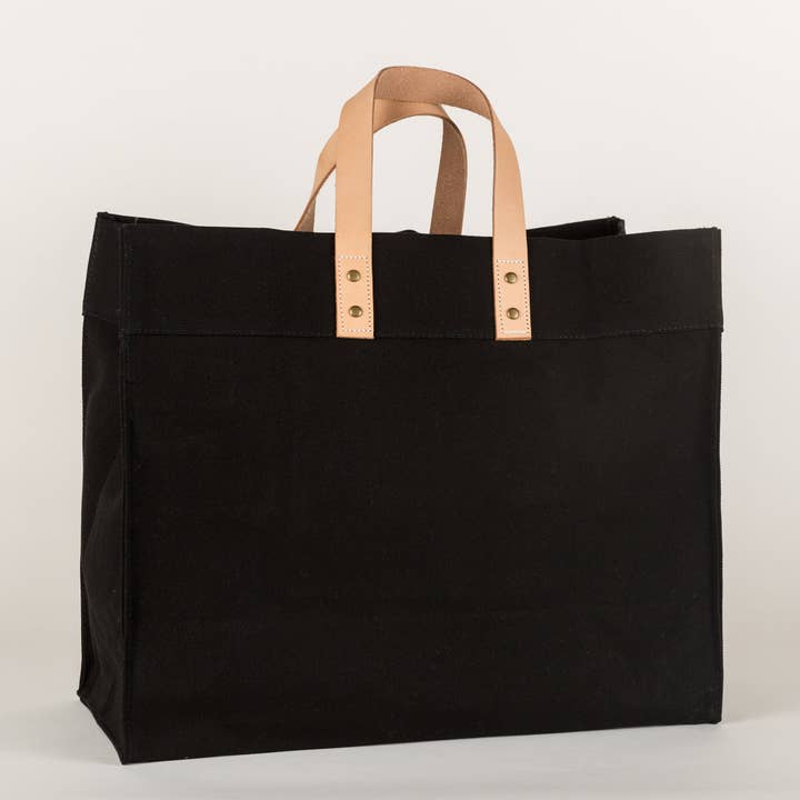 ShoreBags - Wholesale Tote bag – Women's - Box Tote Bag Canvas and Leather8