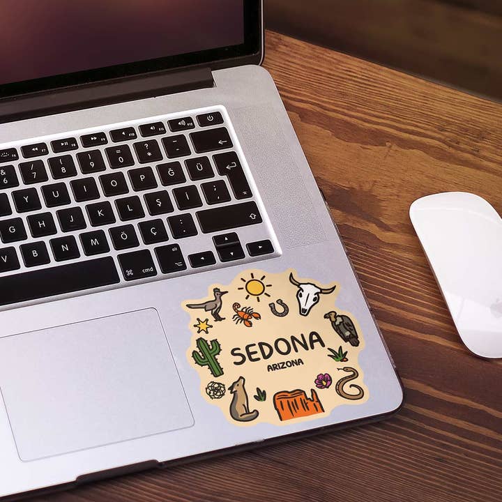 RetroPlanet - Wholesale Sticker - Desert Doodles Icons Name Drop Die Vinyl Sticker3