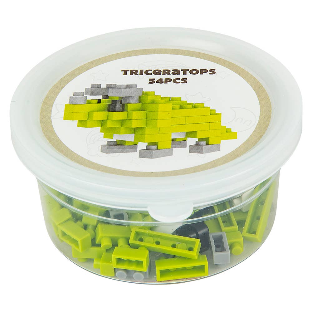 The Toy Network - Wholesale Build-a-Toy - Kids - (T) MINI BLOCKS TRICERATOPS2