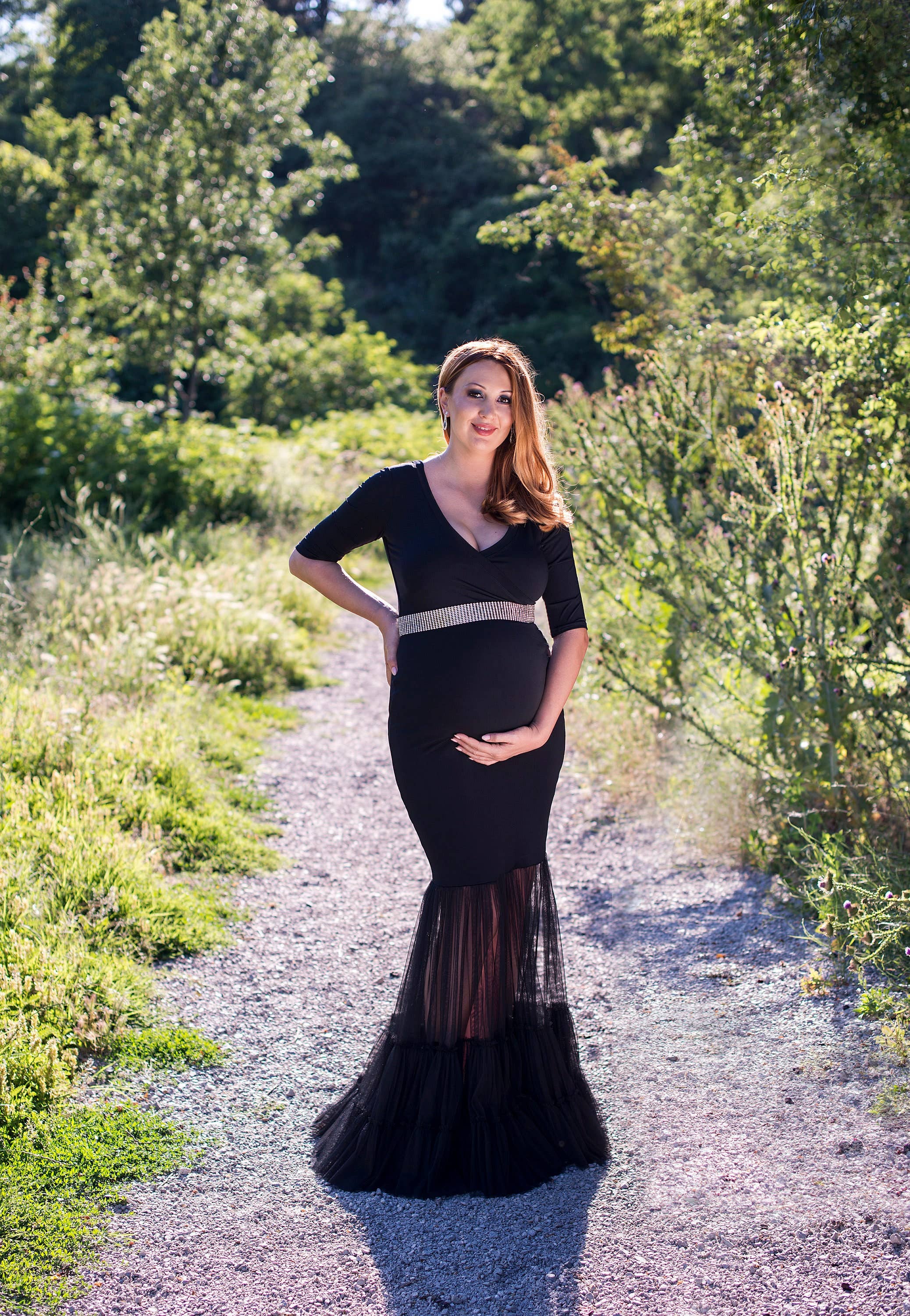 Wholesale Long Formal Maternity Dress