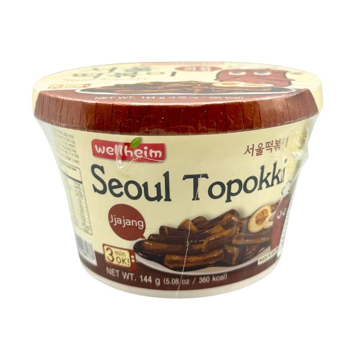 utoppa GmbH - Wholesale Rice - Wellheim Rice Cake Seoul Tteokbokki Jjajang 144 g0