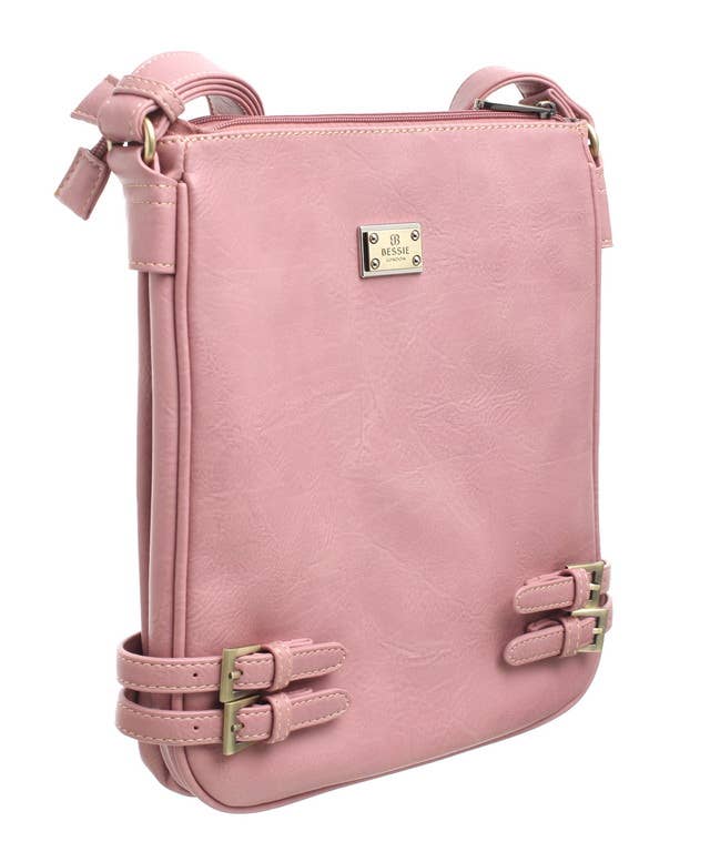 Bessie London - Wholesale Crossbodytas - Dames - Klassieke schoudertas met gesp en ritssluiting18
