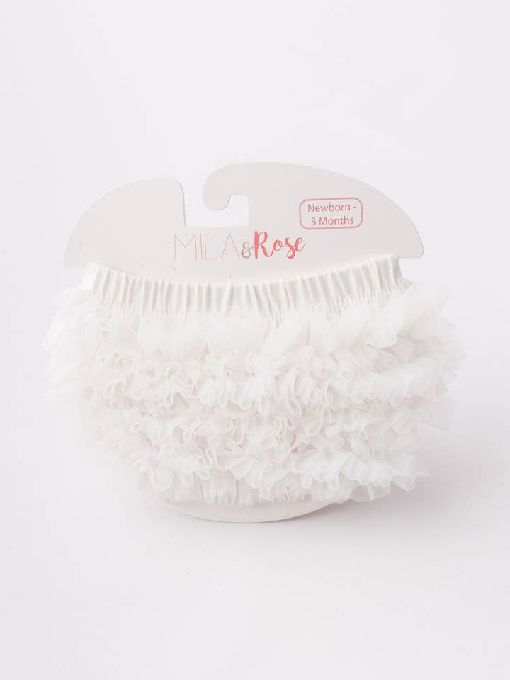 Mila & Rose - Wholesale Clothing Set - Baby - Off White Ruffle Bum Bloomer0