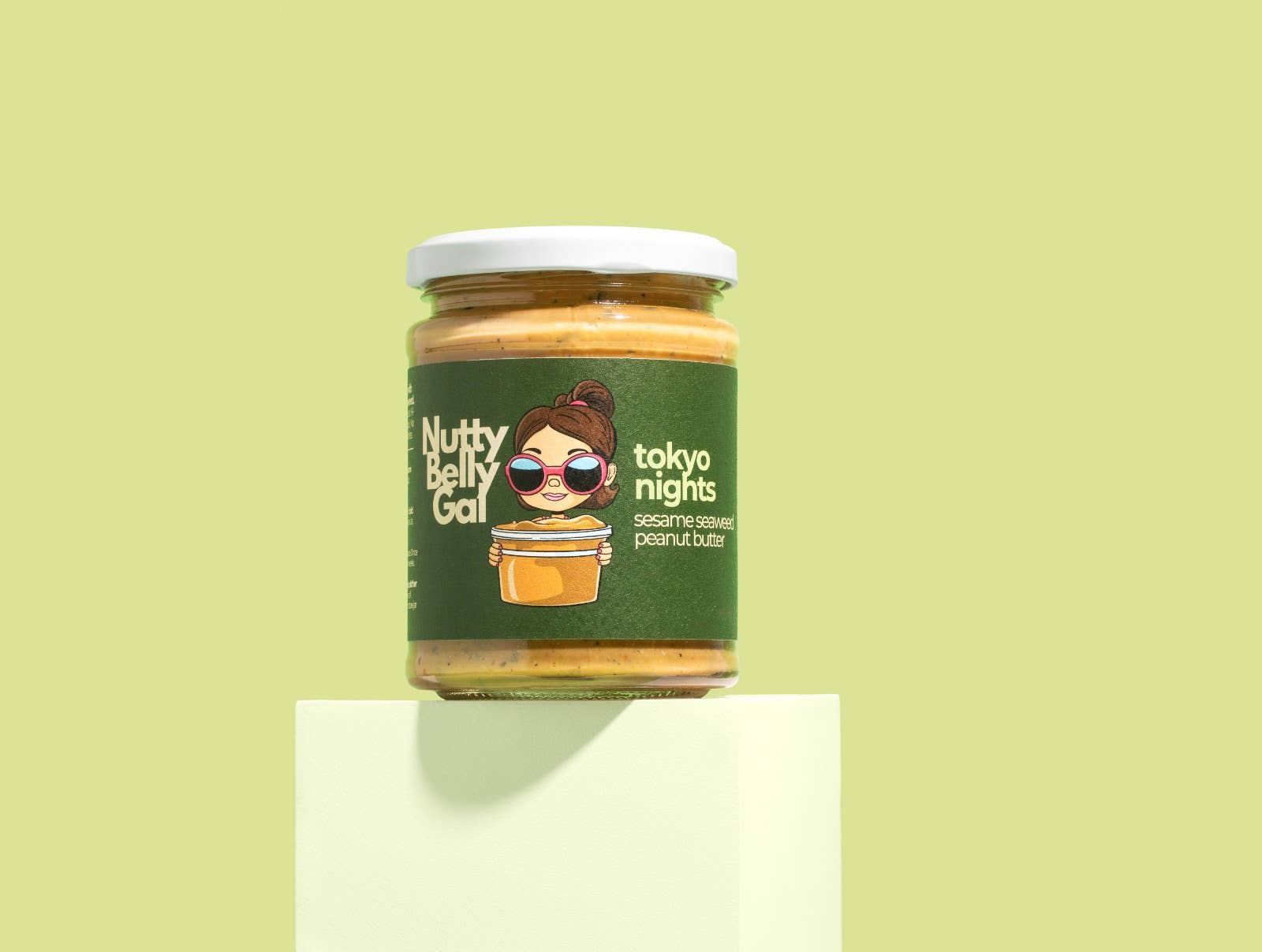 Nutty Belly Gal – wholesale Nut butter – Tokyo Nights: Peanut Butter + Roasted Sesame + Seaweed1