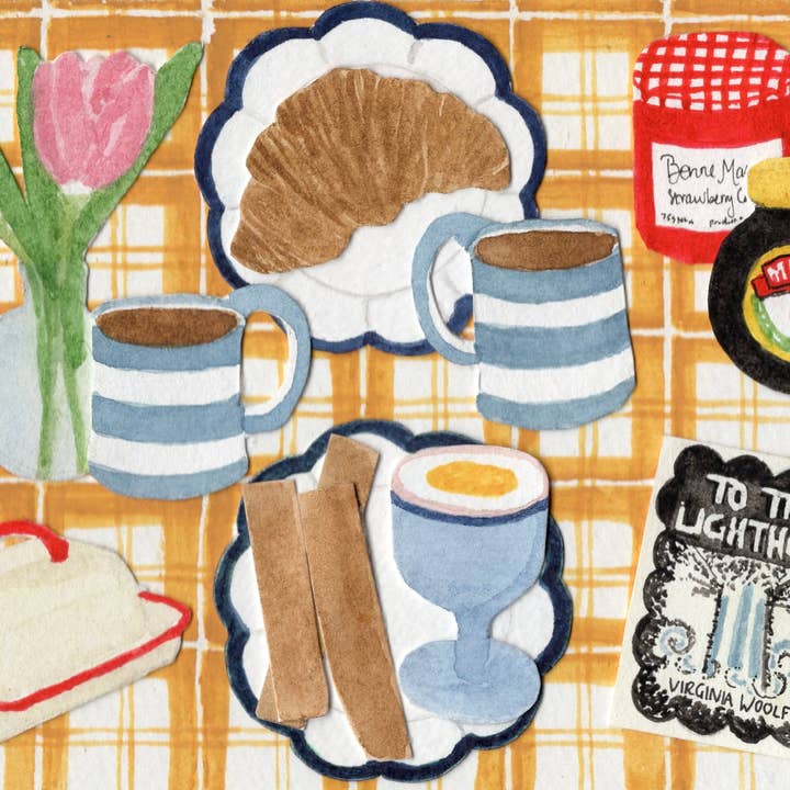 Tulips & Woolf, Greetings Card for wholesale by Mimi Dickson