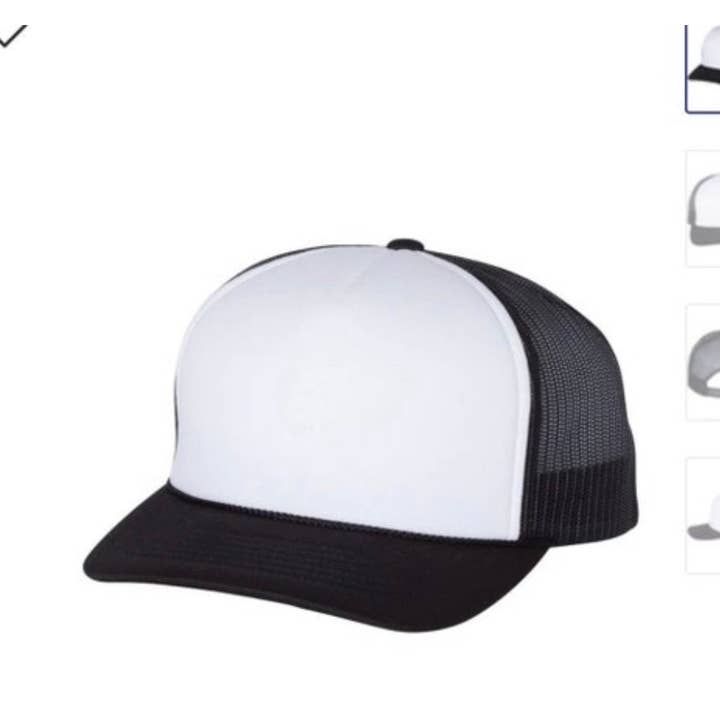 Galveston Airbrush - Wholesale Hat Accessory - Women's - Custom Airbrush TRUCKER HAT7