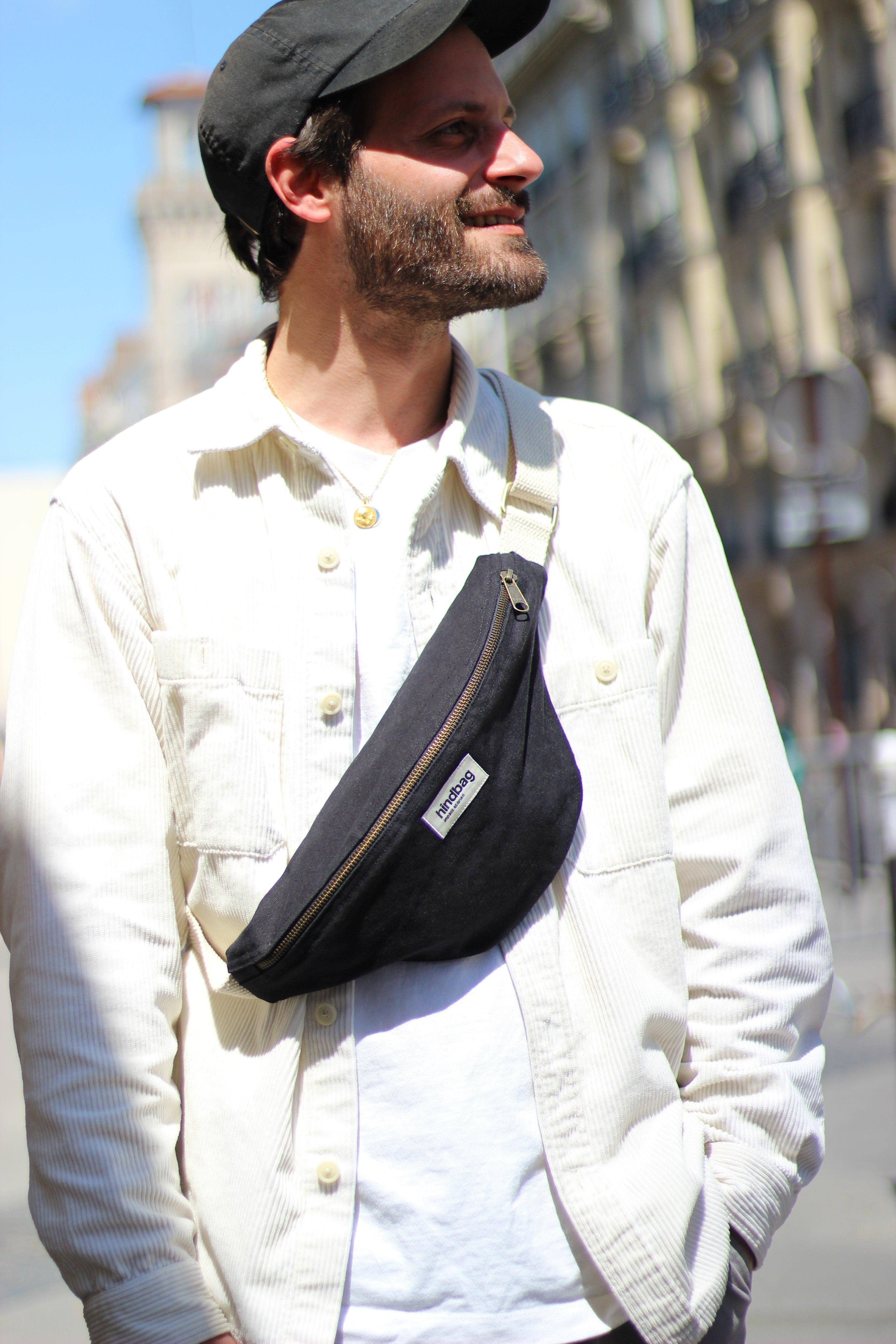 Hindbag – Großhandel Bauchtasch – Unisex – Schwarze Olivia-Bauchtasche2