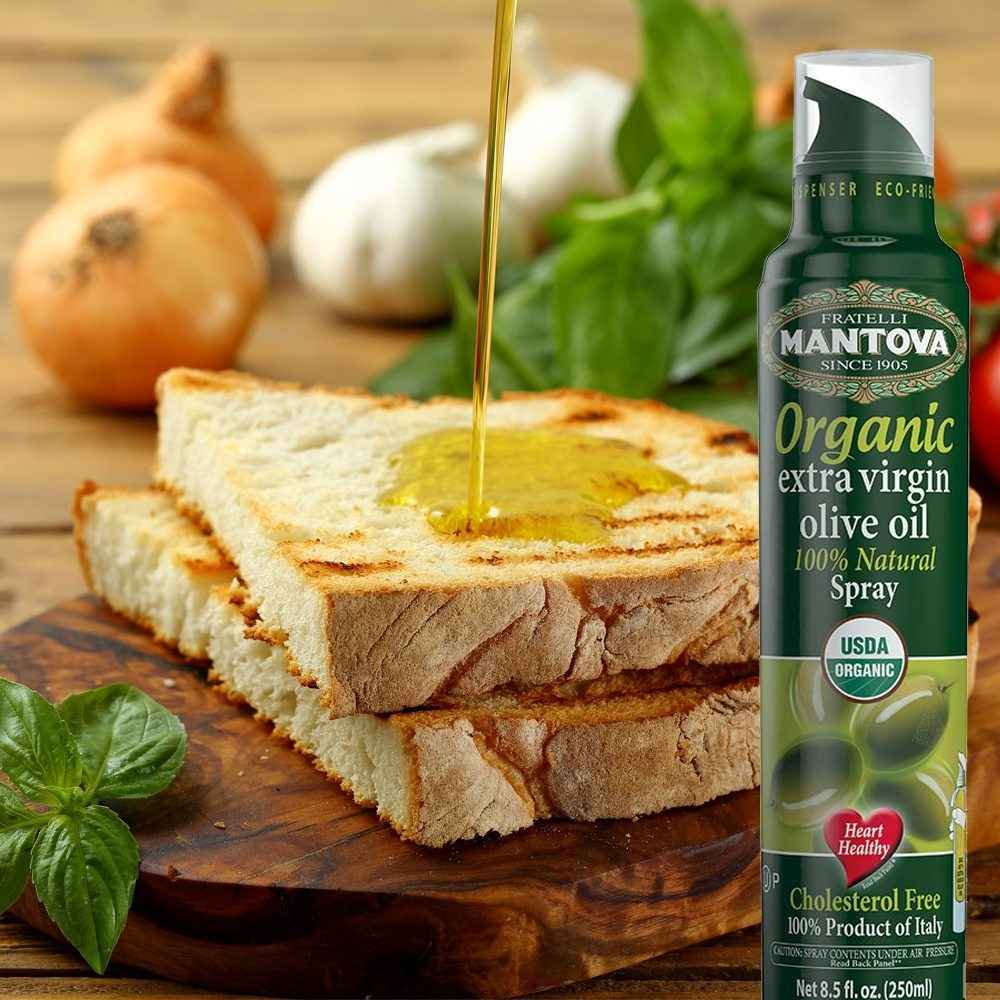 Fine Italian Food - Wholesale Olive Oil - Mantova Organic Extra Virgin Olive Oil Spray, 8.5 fl. oz.2