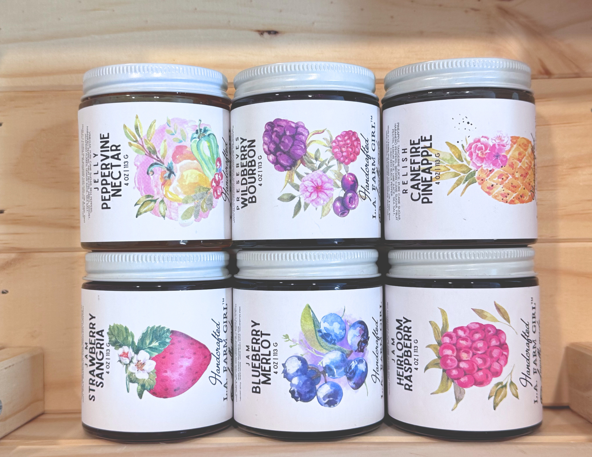 LA FARM GIRL - Wholesale Jam/Jelly - Wildberry Bourbon Preserves - 4 oz2