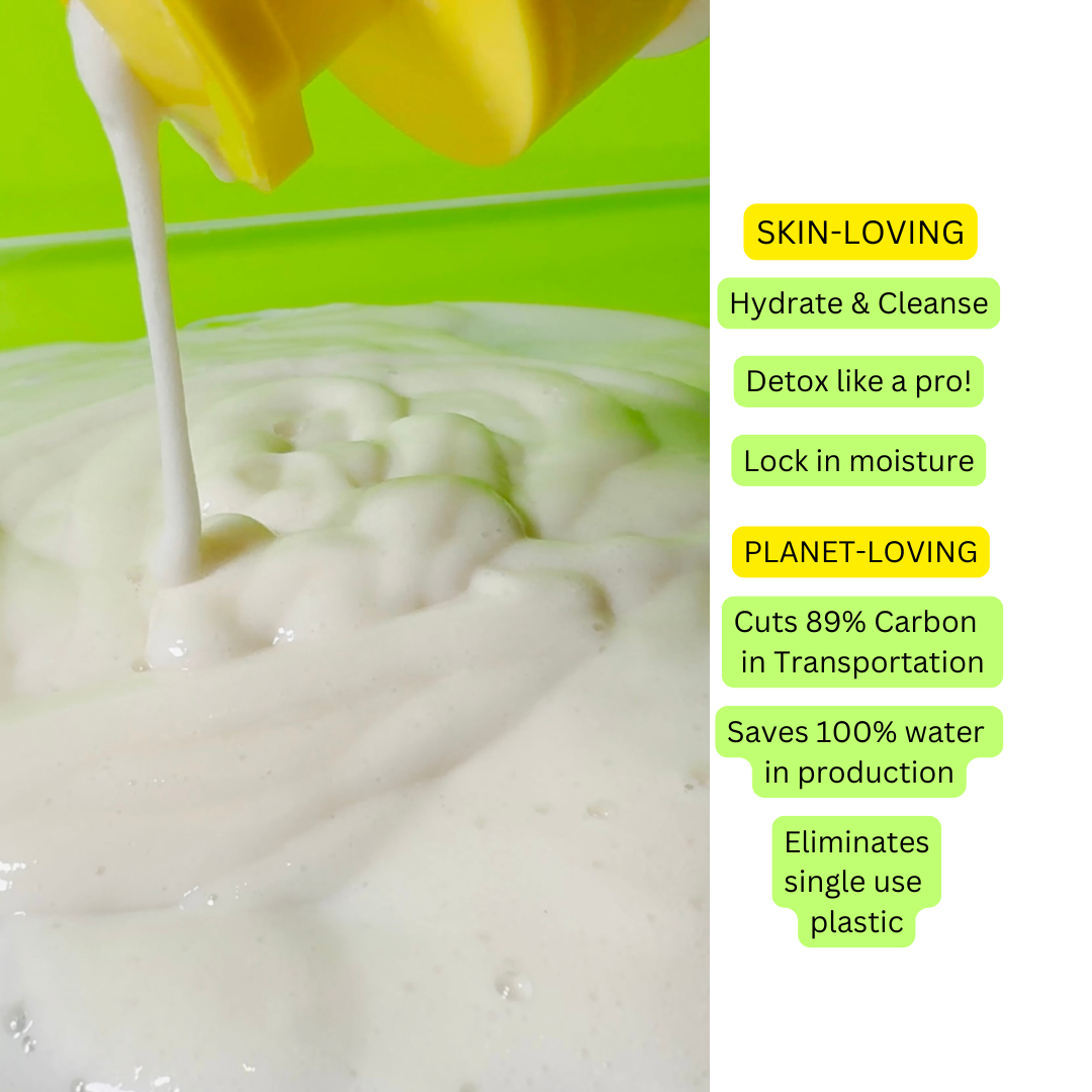 Glow Green Co. – wholesale Body wash/shower gel – ReNuNü Powder to Cream Body Wash Refills - Coconut & Clay5