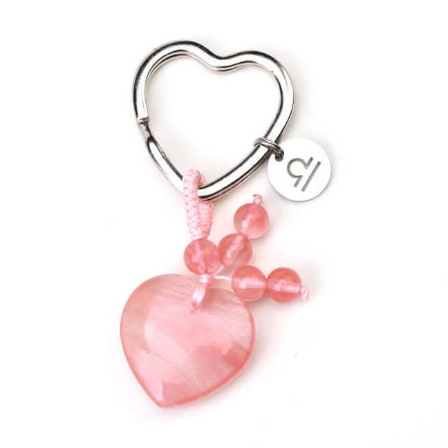 Libra Birthstone Key Ring (September 23 - October 22) for wholesale by Psychic Sisters