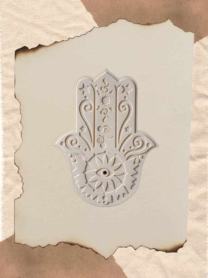 Hamsa Incense Holder for wholesale by Sweet Happiness