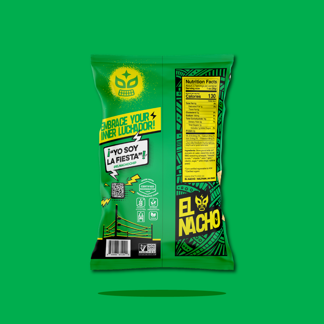 EL NACHO - Wholesale Chips - Pineapple BBQ - ¡Yo Piña!, 100% Avocado Oil, GF, Vegan3