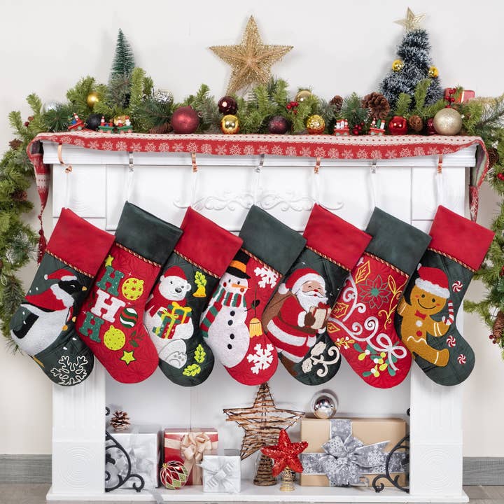 New Christmas Stockings with Towel Embroidery Designs for wholesale by GEXWORLDWIDE