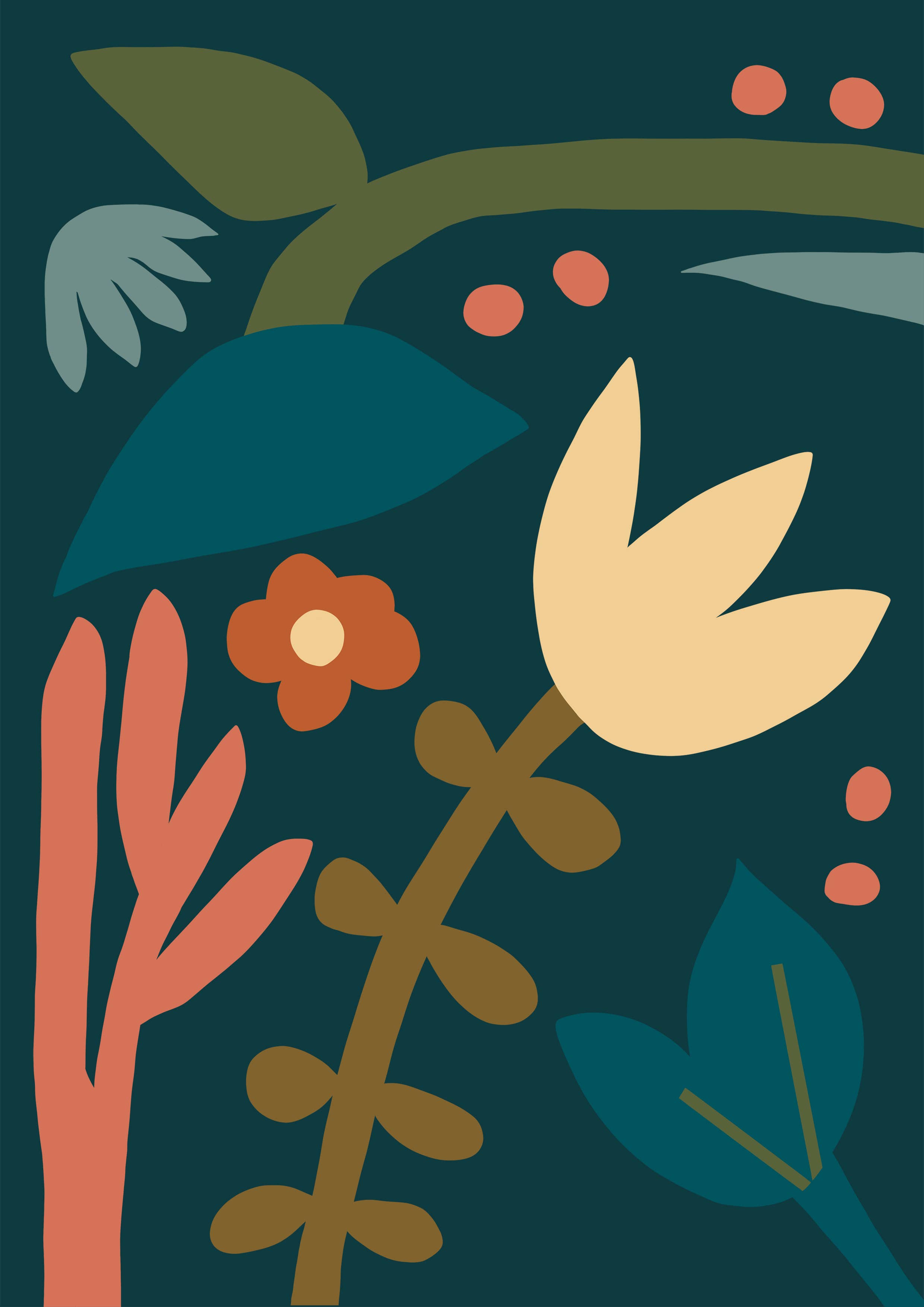 Edenwilde - Wholesale Art Print - Night Garden Print1