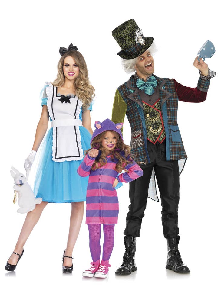 Multicolor Men's Deluxe Mad Hatter Costume for wholesale on Faire3