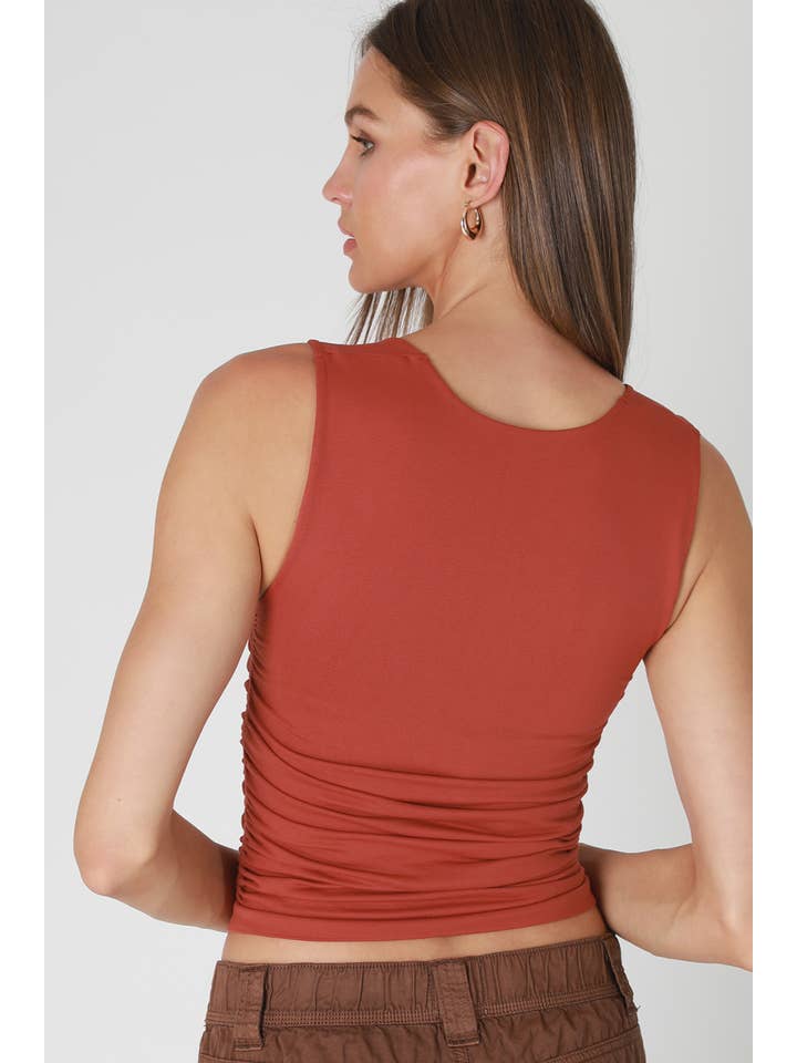 NIKIBIKI - Wholesale Tank Top - Women's - NS8408- Clean Line Square Shirred Top27