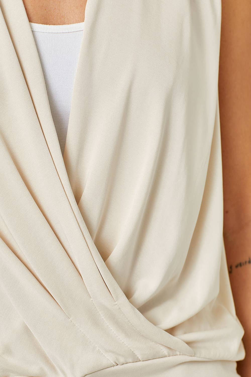 Mystree - Wholesale Blouse - Women's - 60608 Modal Plunging Neck Top28