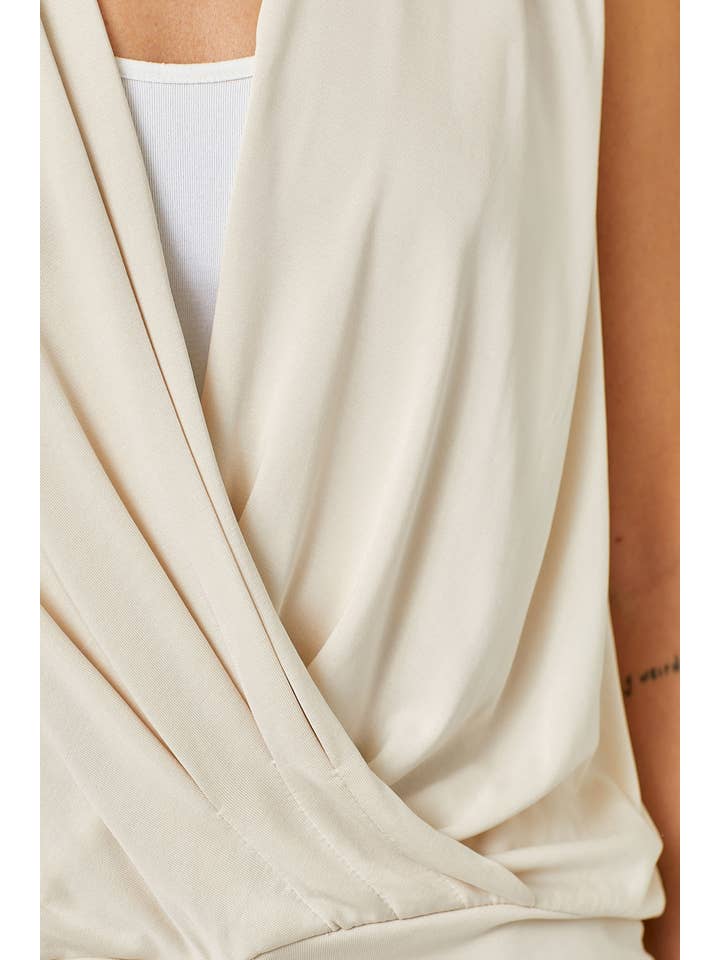 Mystree - Wholesale Blouse - Women's - 60608 Modal Plunging Neck Top28