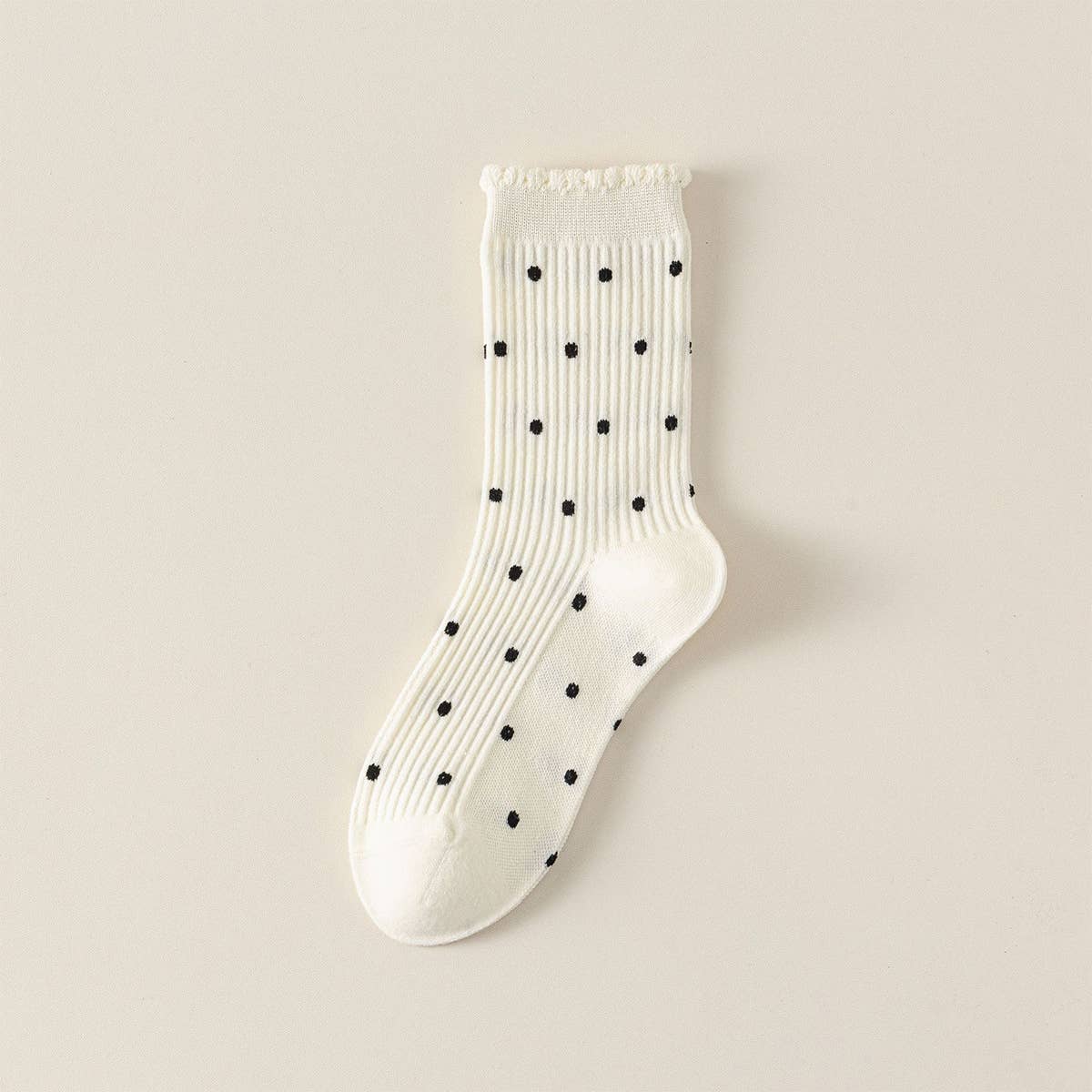 ACCITY - Wholesale Socks - Women's - Lace Polka Dot Comfort Breathable Socks_CWMS027951