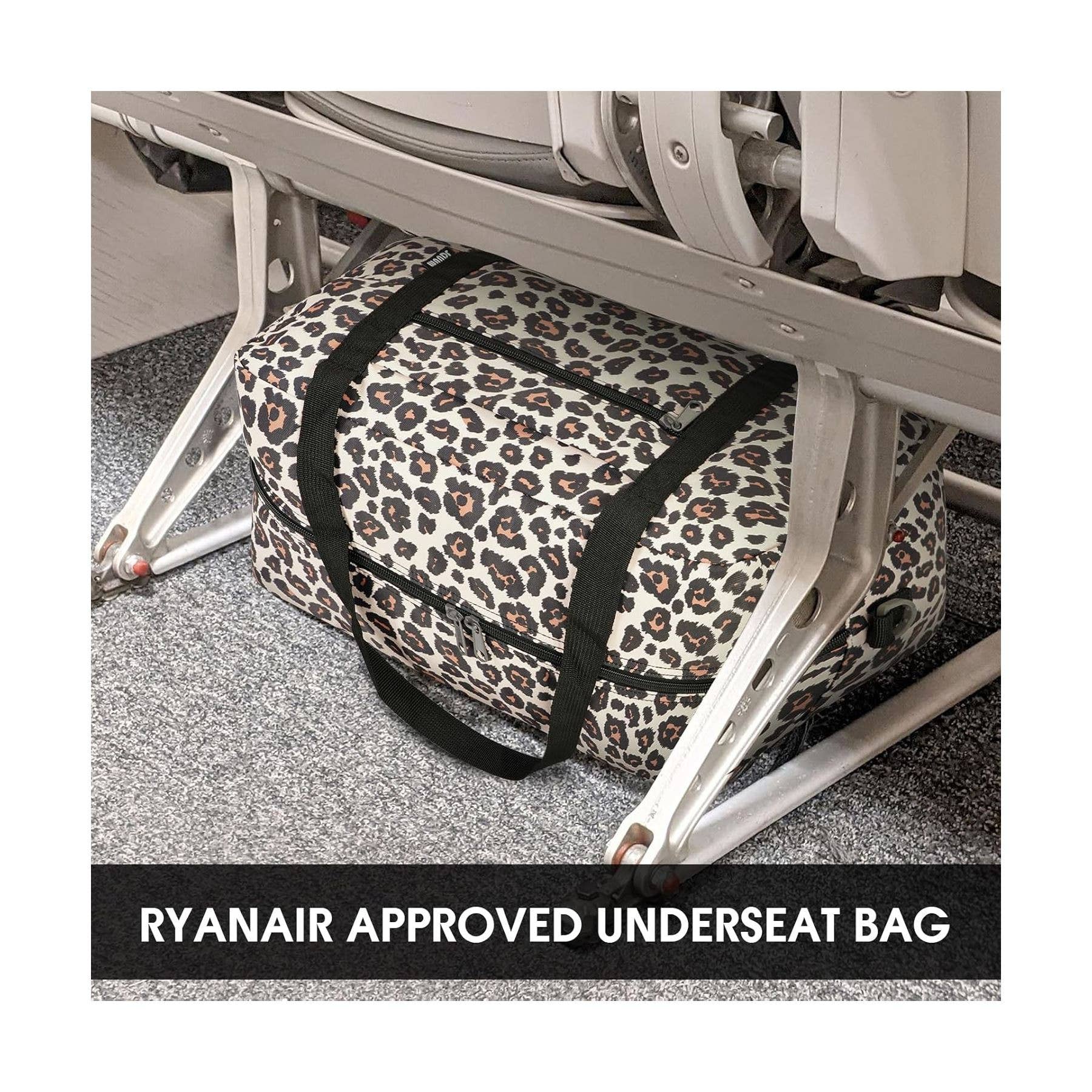 wandf – Saco de viagem - Mulher por atacado – Mala de Viagem Impressa 20L Armazenamento Sob o Assento para Companhias Aéreas17